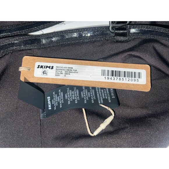 SKIMS Recycled Swim Bandeau Bikini SET Size S - Picture 7 of 10